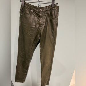 Women’s Adriano Goldschmidt Olive Jeans size 28R
